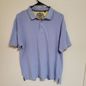 Robert Graham Blue Polo Shirt